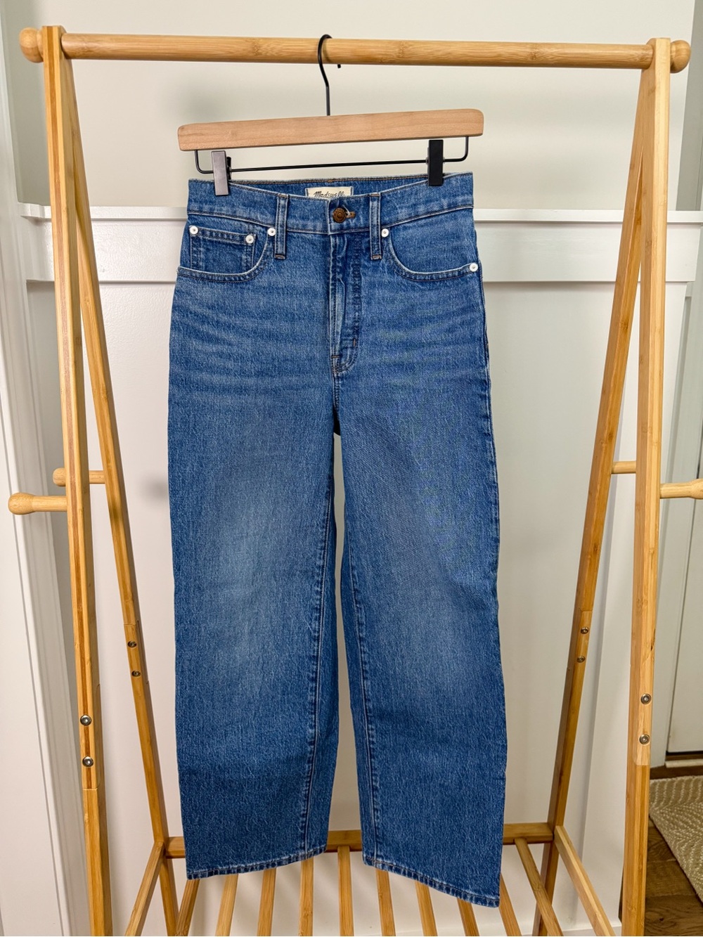 Madewell Classic Denim High-Rise Cropped Jeans